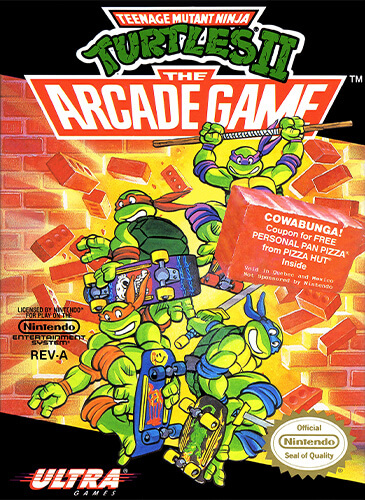 Teenage Mutant Ninja Turtles II - Arcade Game Walkthrough